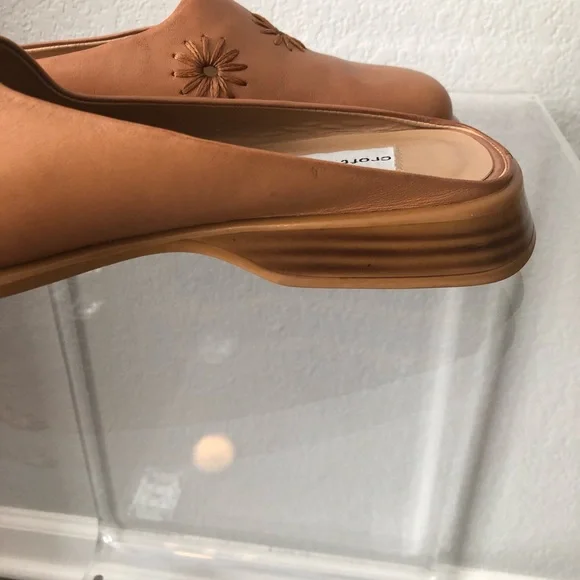 Vintage Y2K Croft & Barrow Leather Mule Slides - Picture 8 of 12